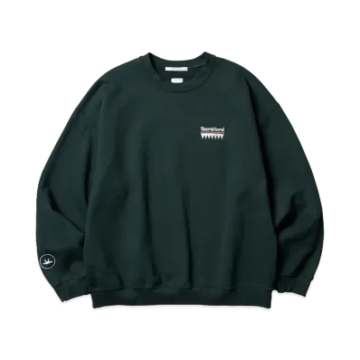 Liberaiders TRIBAL EMBROIDERY CREWNECK "GREEN"