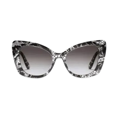 DOLCE&GABBANA DG Crossed Sunglasses "Black"