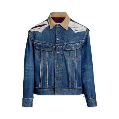 Maison Margiela Pendleton Denim Jacket "Navy"