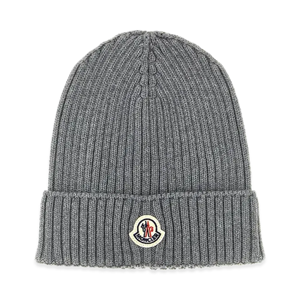 MONCLER Kids Wool Beanie "Gray"