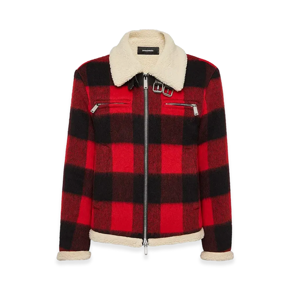 DSQUARED2 Nightmare Aviator Jacket "Red/Black"