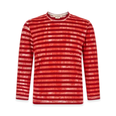 COMME des GARCONS Women's Striped T-Shirt "Red"