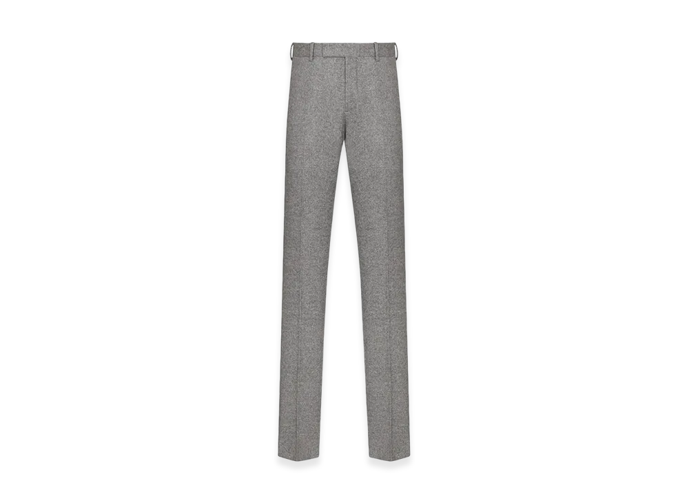 Dior Icons Silk Cashmere Flannel Pants "Gray"
