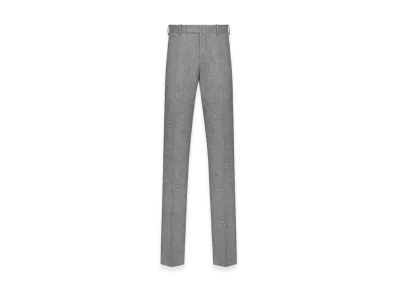 Dior Icons Silk Cashmere Flannel Pants "Gray"
