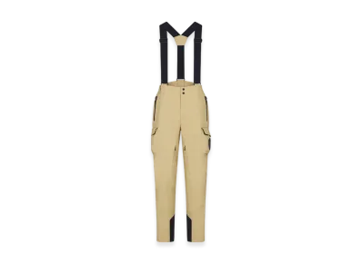 Dior Descente and Peter Doig Ski Pants with Suspenders Technical Taffeta "Beige"