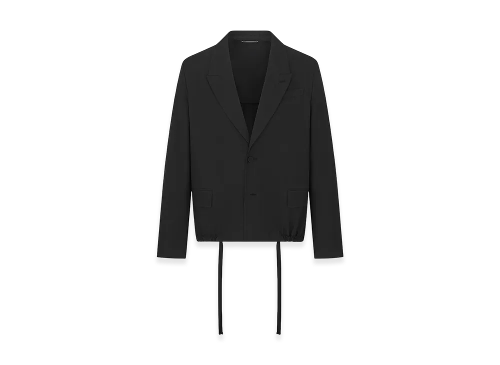 Dior Wool Mohair Silk Twill Jacket "Black"