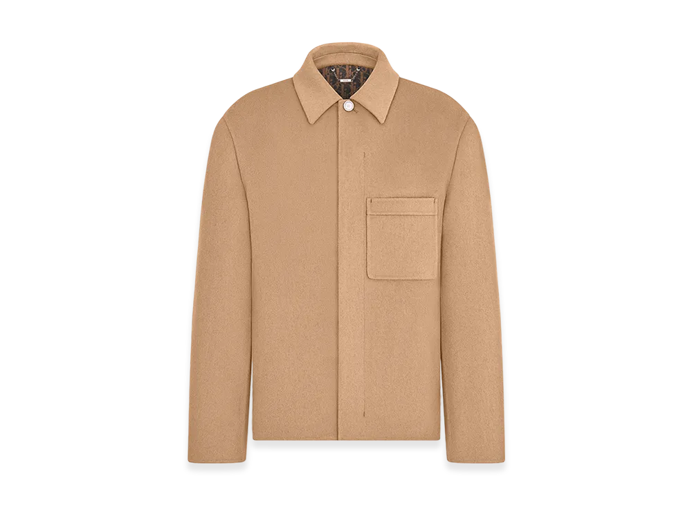 Dior Icons Double Sided Cashmere Wool Workwear Jacket "Beige"