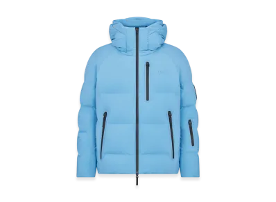 Dior Descente and Peter Doig Quilted Down Ski Jacket Technical Taffeta "Blue"