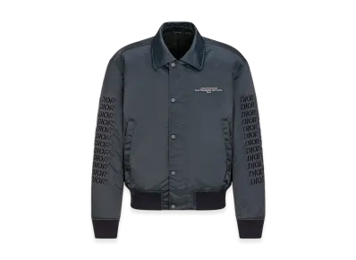Dior Technical Twill Bomber Jacket "Navy Blue"