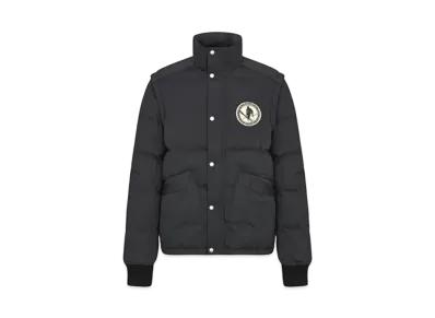 Dior Peter Doig Ski Jacket Cotton Blend Ottoman "Black"