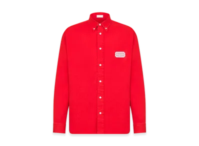 Dior Twill Shirt "Red"