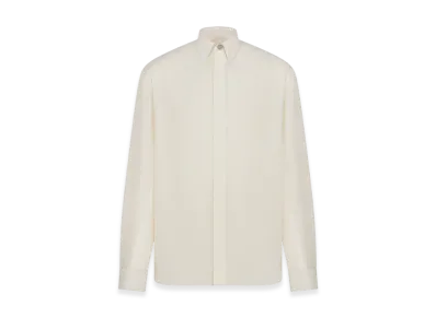 Dior Icons Silk Blend Cannage Shirt "White"