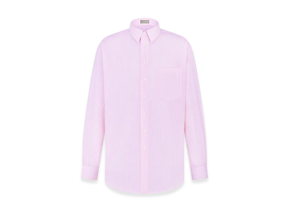 Dior Shirt Poplin "Pink Striped"
