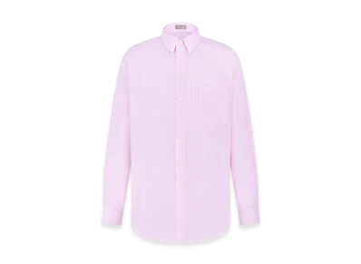 Dior Shirt Poplin "Pink Striped"