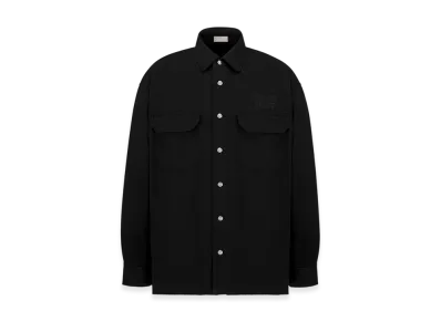 Dior Gabardine Overshirt "Black"