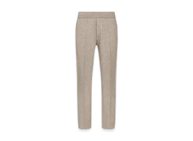 Dior Icons Cashmere Wool Jacquard Track Pants "Beige"