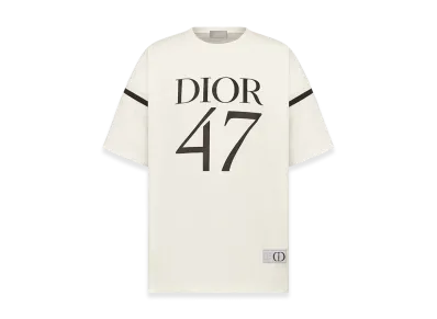Dior Slub Jersey Oversized T-Shirt "White"