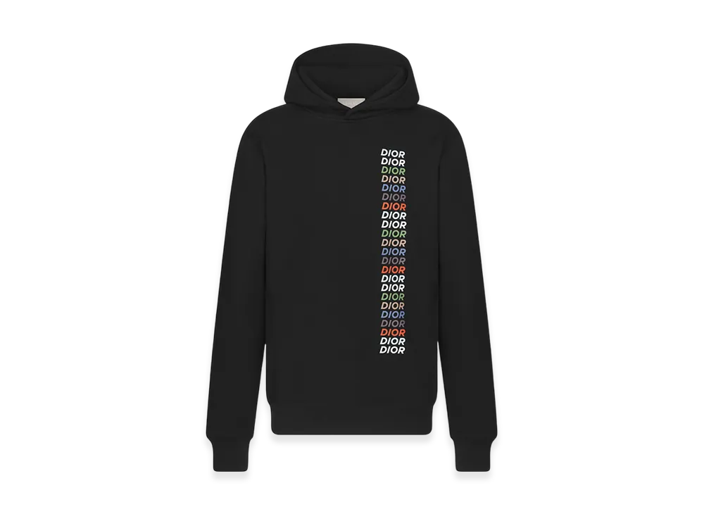 Dior Relaxed-Fit Hooded Sweatshirt "Black"