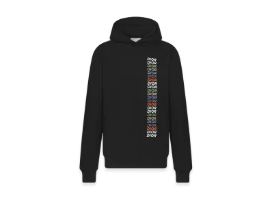 Dior Relaxed-Fit Hooded Sweatshirt "Black"