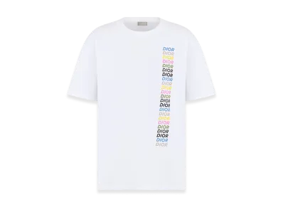 Dior Relaxed-Fit T-Shirt Slub Organic Jersey "White"