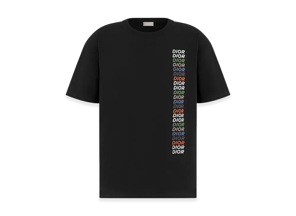 Dior Relaxed-Fit T-Shirt Slub Organic Jersey "Black"