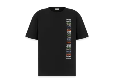 Dior Relaxed-Fit T-Shirt Slub Organic Jersey "Black"