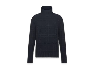 Dior Icons Cashmere Knit Sweater "Navy Blue"