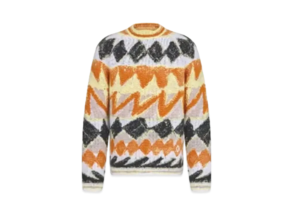 Dior x Peter Doig Sweater Wool and Cashmere Jacquard "Multi Color"