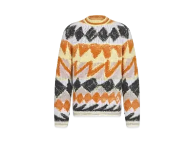 Dior x Peter Doig Sweater Wool and Cashmere Jacquard "Multi Color"