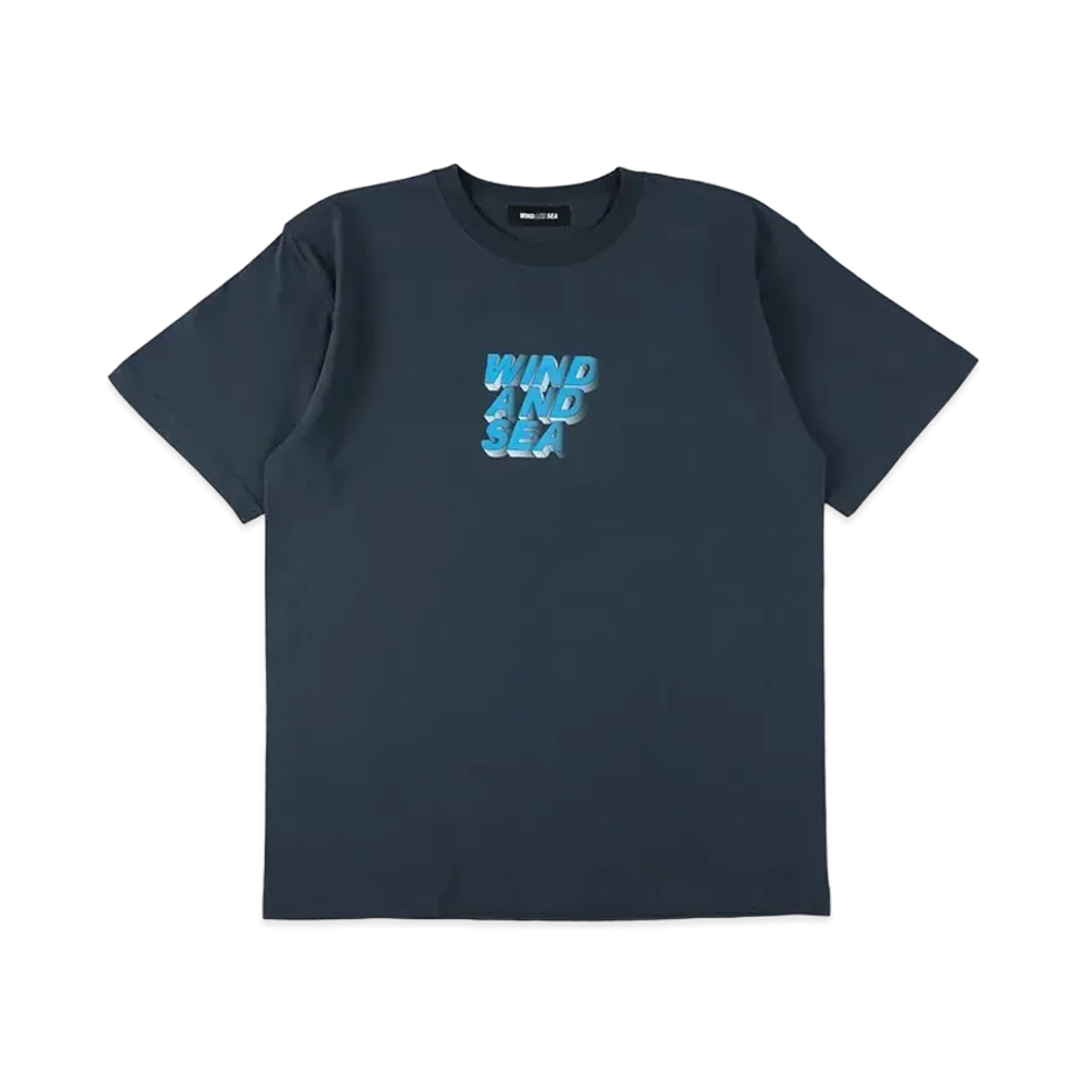 WIND AND SEA Box Logo S/S Tee "Bule"