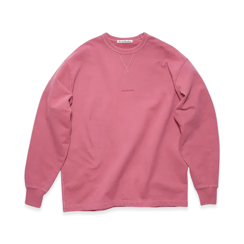 Acne Studios Stamp Logo Sweatshirt "Old Pink"