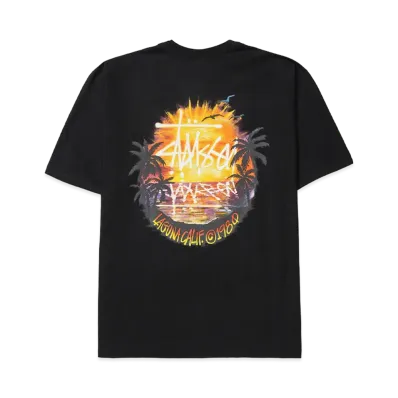 Stussy Sunset Tee "Black"