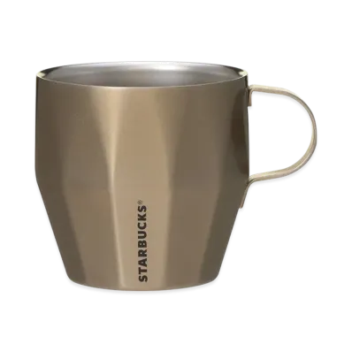 STARBUCKS Stainless Mug 414ml "Champagne Gold"