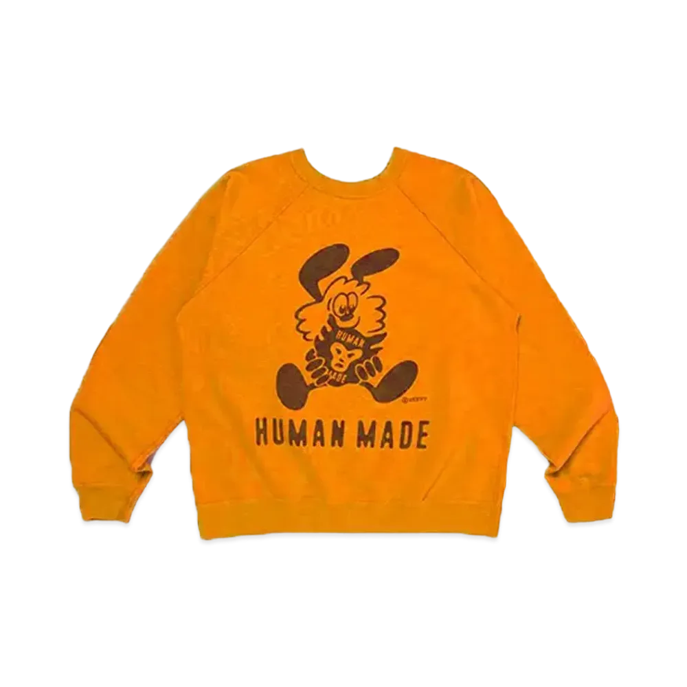 HUMAN MADE x VERDY Complex Con HK Crewneck Sweat "Orange"