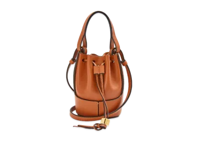 LOEWE Nano Balloon Bag In Nappa And Calfskin "Tan"