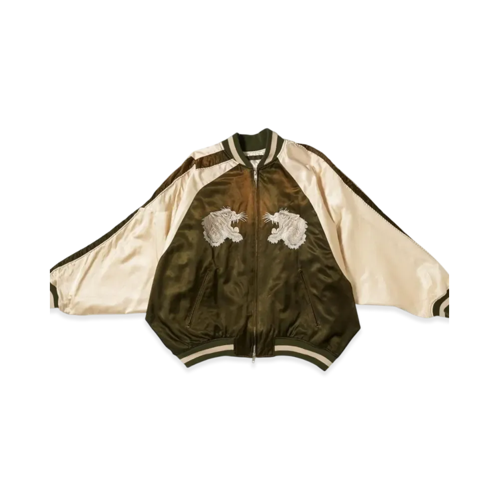 doublet Distorted Cutting Souvenior Jacket "Khaki"