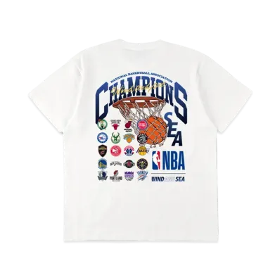 WIND AND SEA x NBA Champion Tee "White"
