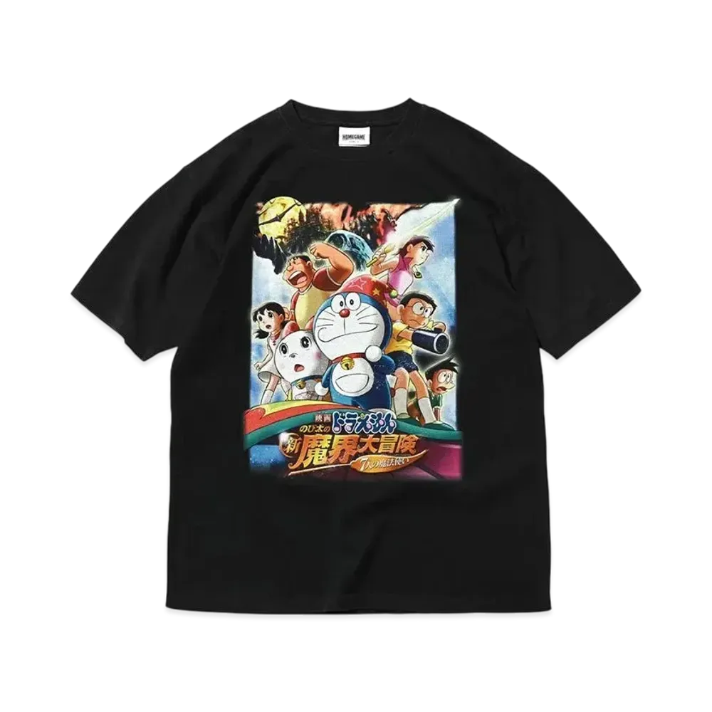 HOME GAME 映画ドラえもん \ 2007 のび太の新魔界大冒険TEE "BLACK"