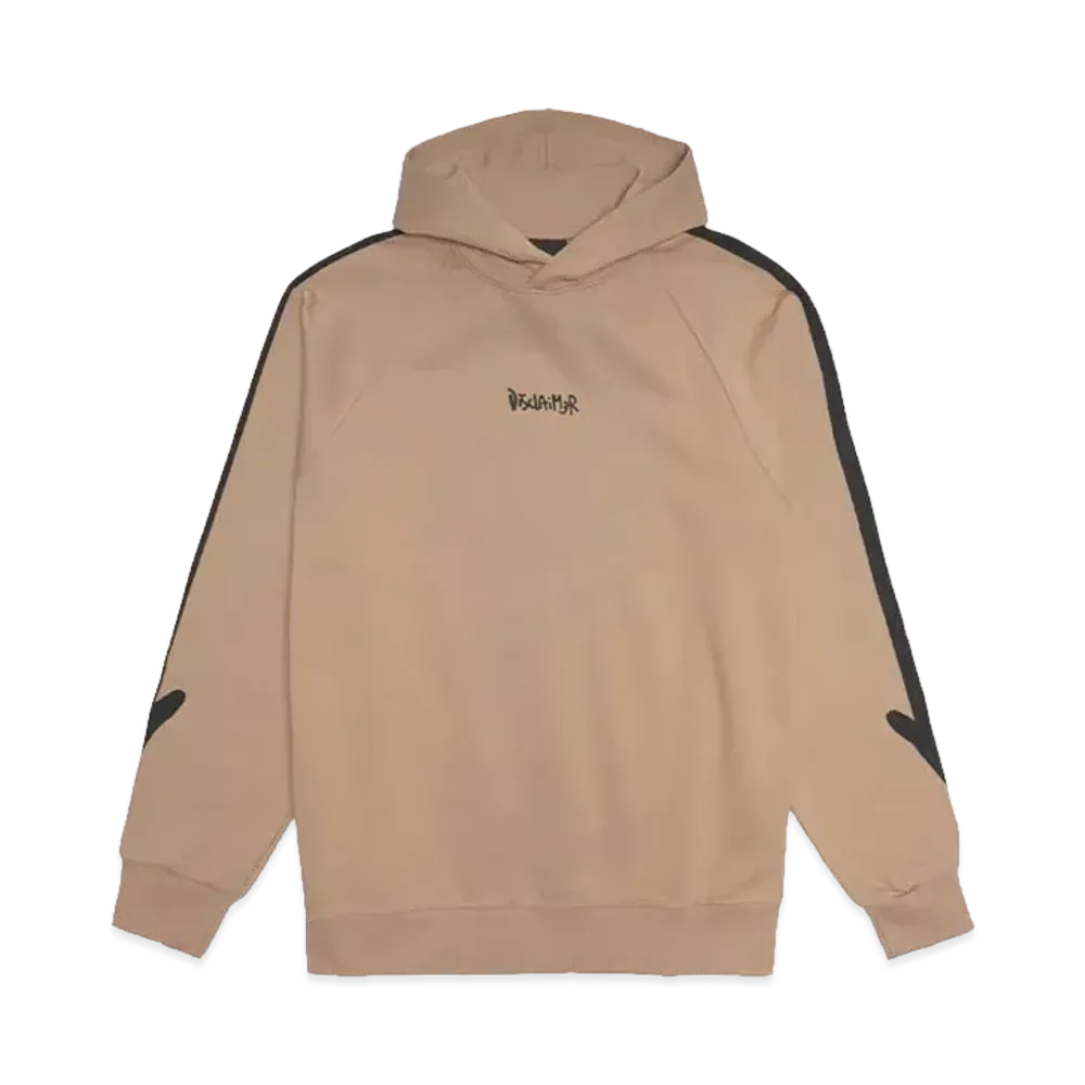 DISCLAIMER DIS MAGLIA UOMO CON CAPPUCCIO IN FEL "BROWN"