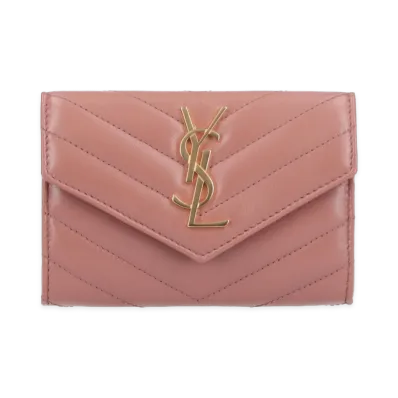 Saint Laurent Women's Wallets "Pink"