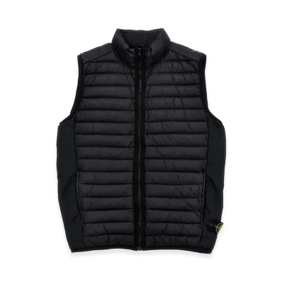 Stone Island Kids 'G0224 Loom Woven Chambers R-Nylon Down-Tc' Vest "Blue"