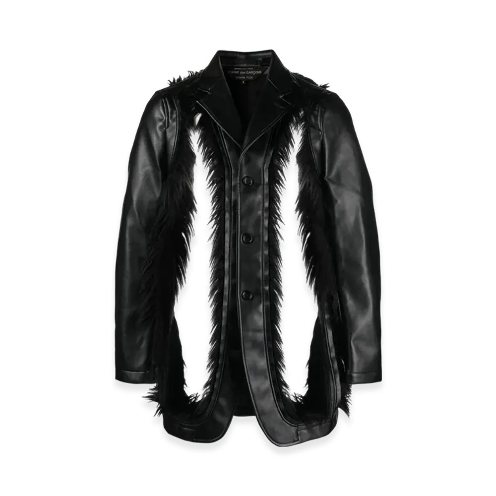 COMME des GARCONS HOMME PLUS Cut-Out Jacket "Black"