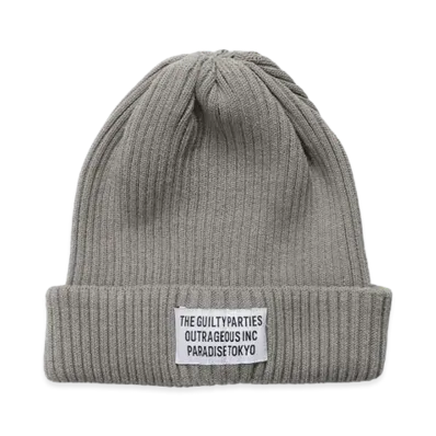 WACKO MARIA KNIT WATCH CAP (TYPE-2) "Grey"