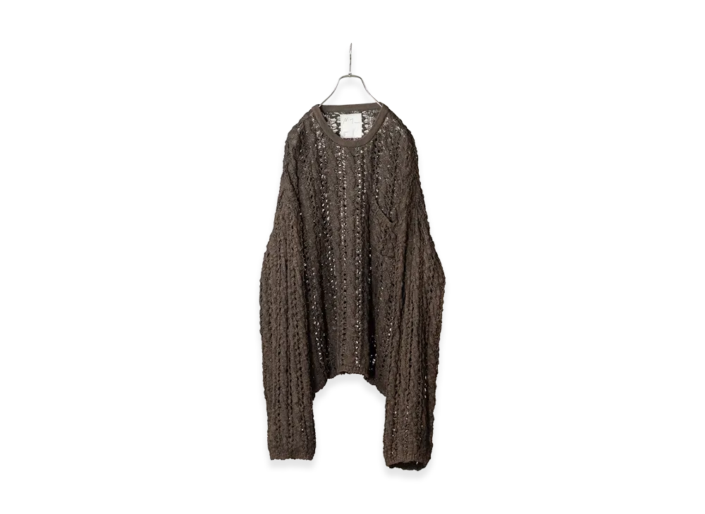 ANCELLM Mesh Knit "Black"