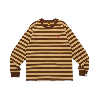 HUMAN MADE Striped L/S T-Shirt "Brown"