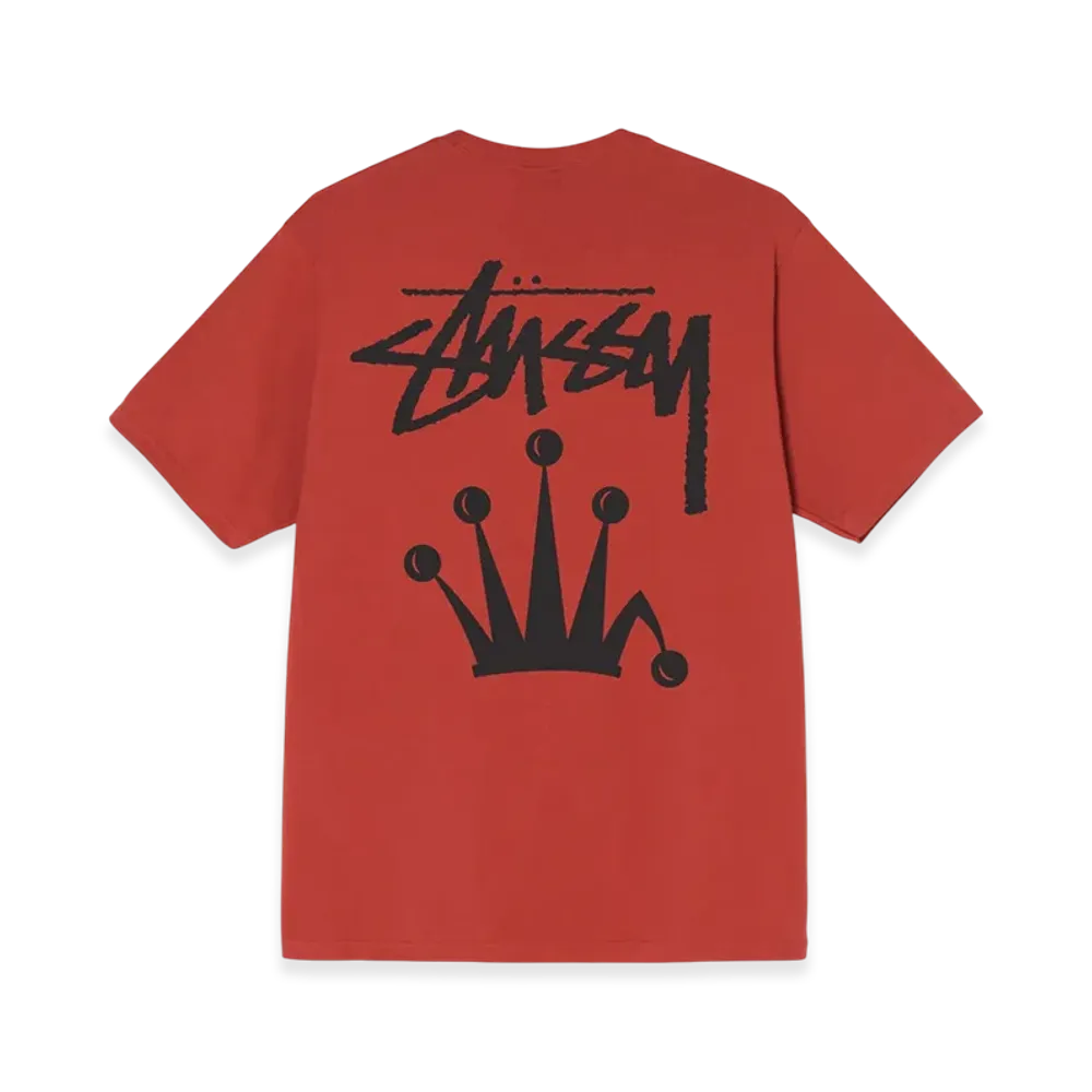 Stussy Stock Crown Tee "Brick"