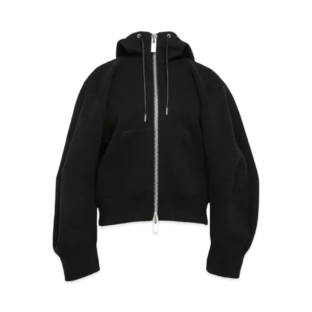 sacai Sponge Sweat Hoodie "Black"