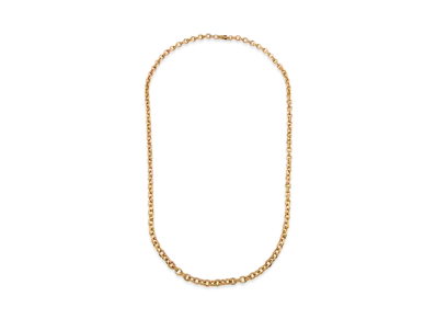Chrome Hearts 22K Paper Chain Necklace "Yellow Gold"