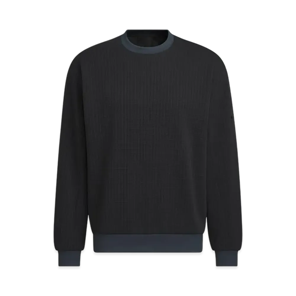 adidas Premium Casual Regular Fit Low Gauge Knit Sweatshirt "Black"