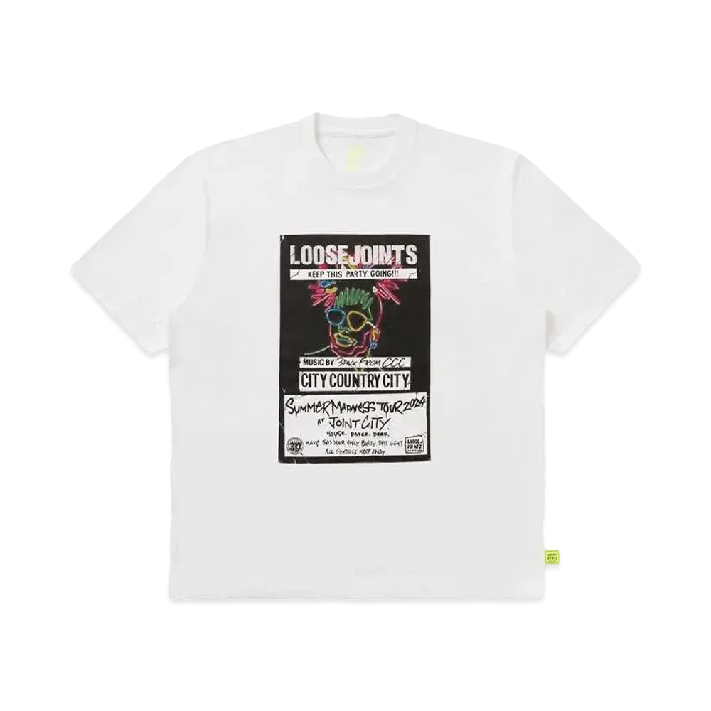 CITY COUNTRY CITY - 'Joints City ' S/S TEE "WHITE"